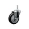 Service Caster 4 Inch Black Polyurethane Wheel Swivel 34 Inch Threaded Stem Caster Service Caster SCC-TS20S414-PPUB-BLK-34212 - alternate 1